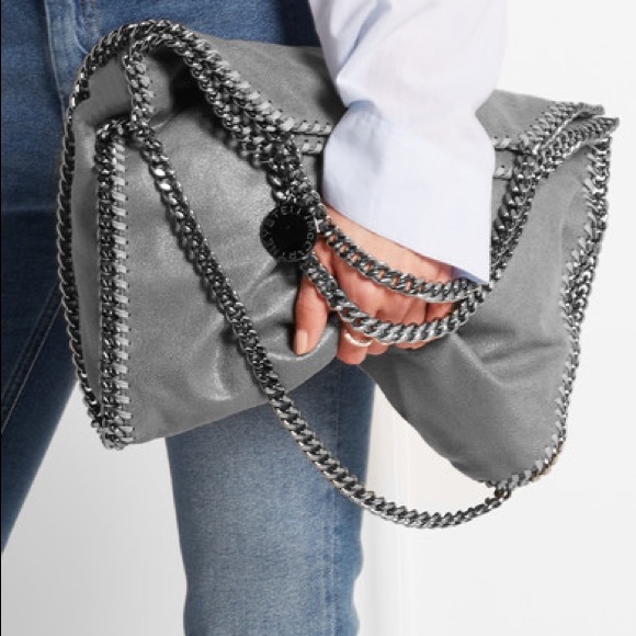 Stella McCartney Handbags - The Falabella medium faux brushed-leather bag